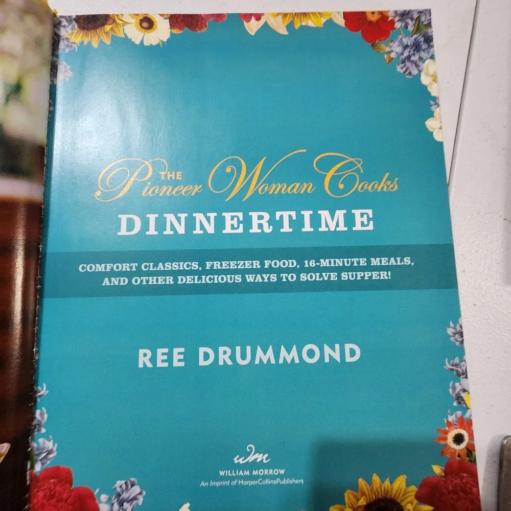 The Pioneer Woman Cooks Dinnertime Ree Drummond Signed First Edition Hardcover